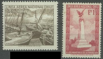 Chile -  Lodě a památník