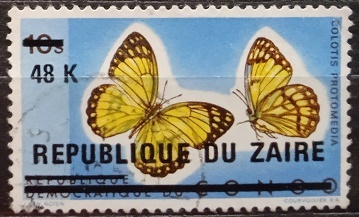 Zair - motýli