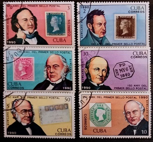 Kuba - 150 let poštovní známky