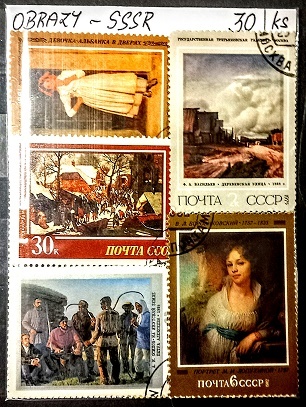 30 různých obrazy SSSR