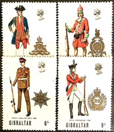Gibraltar - Vojenské uniformy