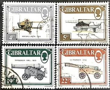 Gibraltar - děla