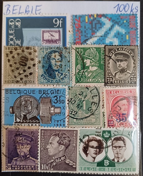 100 různých Belgie