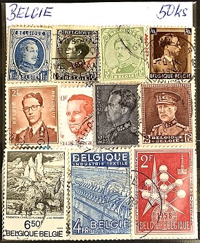 50 různých Belgie
