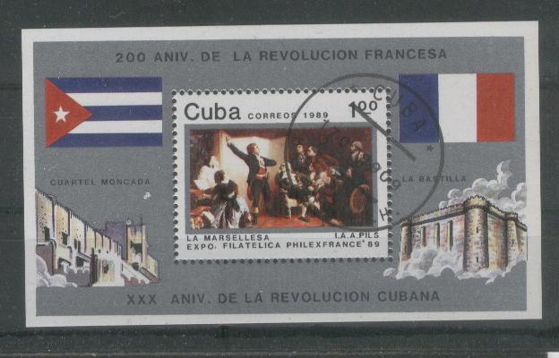 Kuba -  200.let Francouzské revoluce