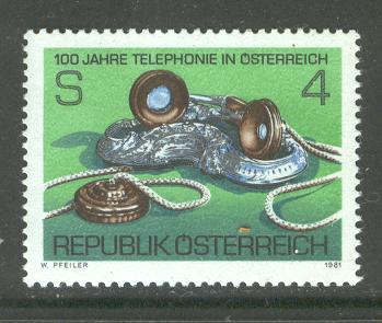 100 let telefonu v Rakousku
