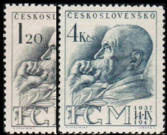 10. výročí úmrtí T. G. Masaryka 