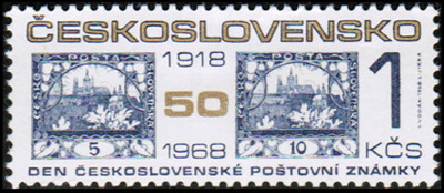 Den československé poštovní známky 1968