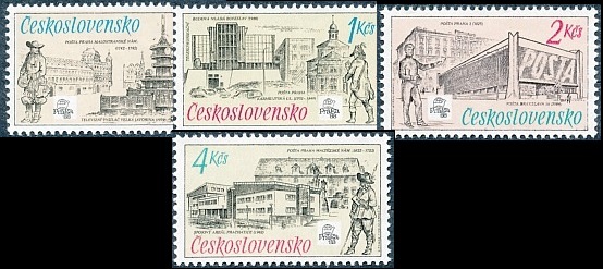 70 let Poštovního muzea - PRAGA 1988