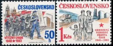 35. výročí Února 1948 a NF ČSSR