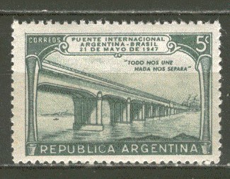 Most spojující Argentinu s Brazílií 