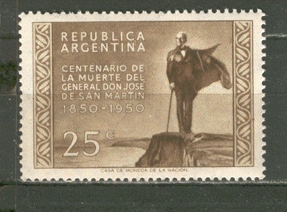 100 let od úmrtí generála San Martina