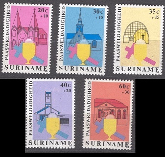 Surinam - Kostely