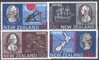 200. výročí objevení Nového Zélandu