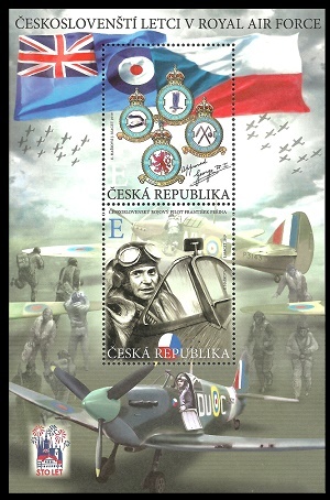 Českoslovenští letci v RAF - aršík