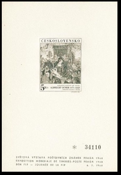Světová výstava poštovních známek PRAGA 1968
