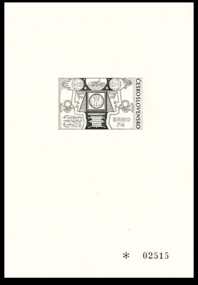 Celostátní výstava  poštovních známek Brno 74