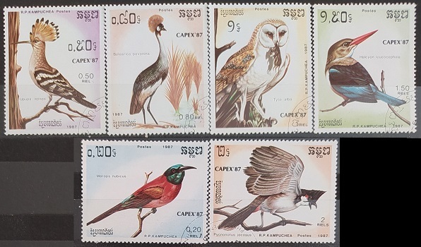 Kambodža - Ptáci