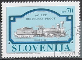 Lokomotiva Č. 5722