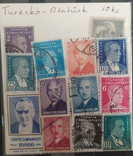 50 různých Turecko - prezident Atatürk
