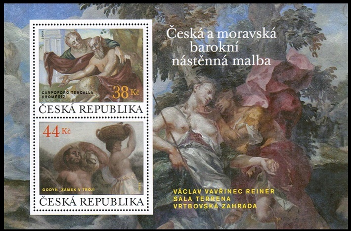 Barokní nástěnné malby - aršík